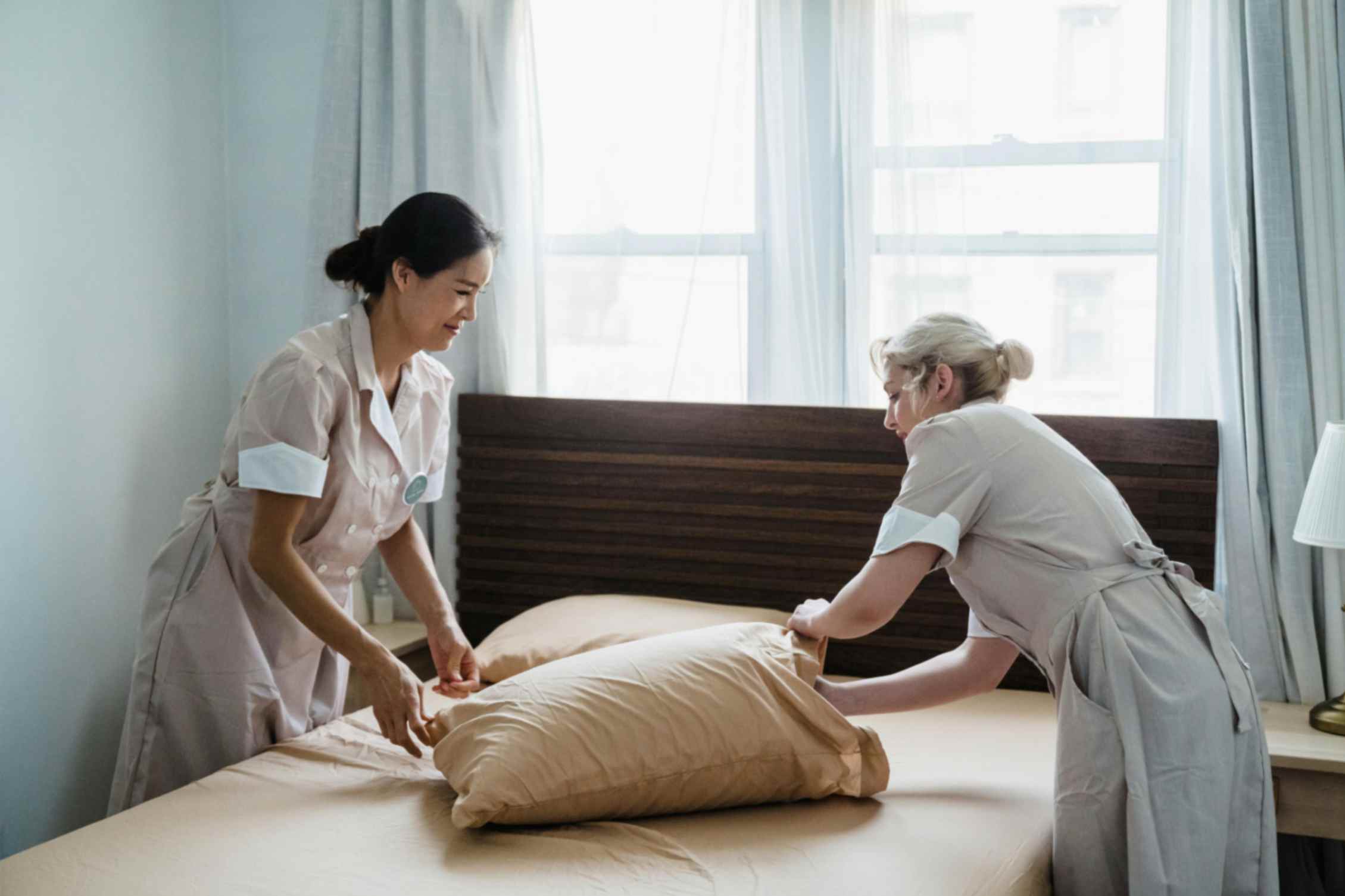 The Process Of Cleaning A Bedroom